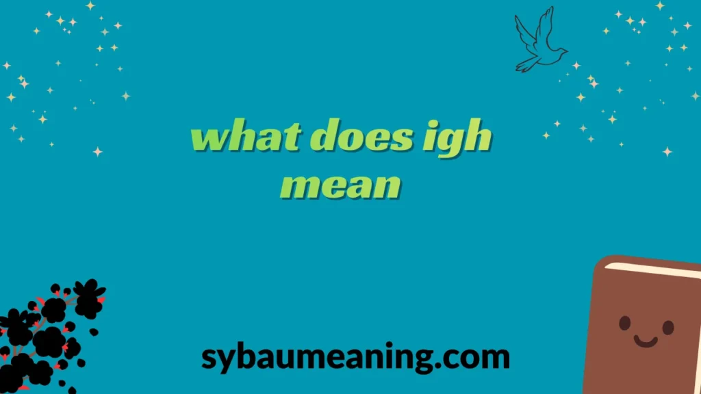what does igh mean