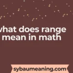 what does range mean in math