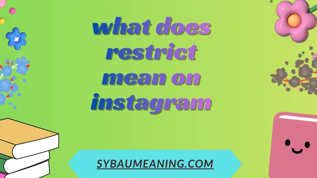 what does restrict mean on instagram