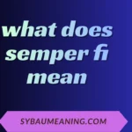 what does semper fi mean