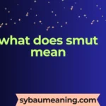 what does smut mean