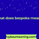 what does bespoke mean