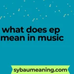 what does ep mean in music
