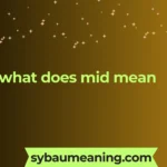 what does mid mean