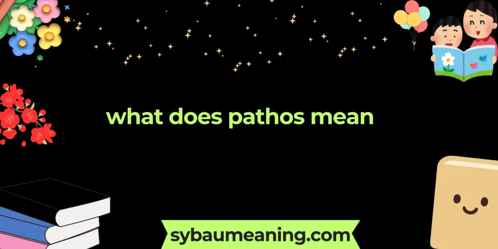 what does pathos mean