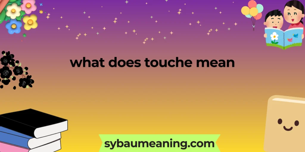 what does touche mean