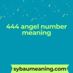 444 angel number meaning