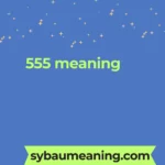 555 meaning