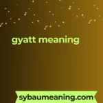 gyatt meaning