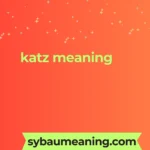 katz meaning