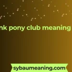 pink pony club meaning