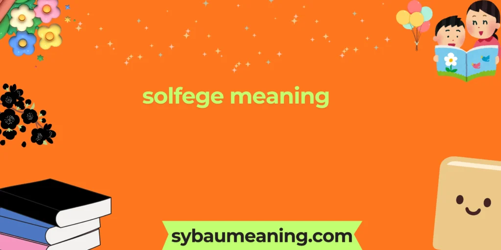 solfege meaning