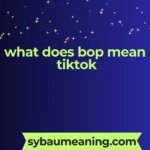 what does bop mean tiktok