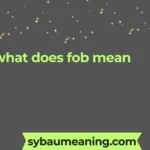 what does fob mean