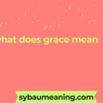 what does grace mean