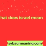 what does israel mean