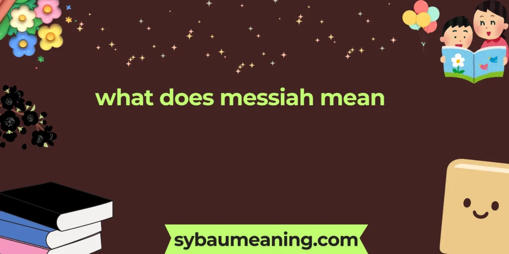 what does messiah mean