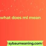 what does ml mean