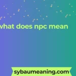 what does npc mean
