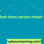 what does serote mean