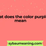 what does the color purple mean