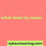 what does tty mean