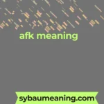 afk meaning