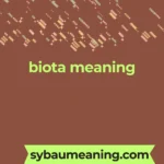 biota meaning