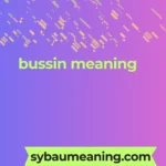 bussin meaning