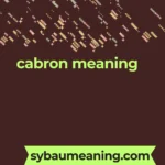cabron meaning