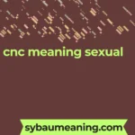 cnc meaning sexual