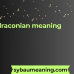 draconian meaning