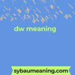 dw meaning