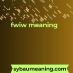 fwiw meaning