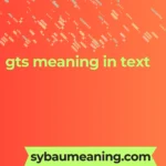 gts meaning in text