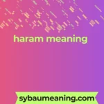 haram meaning
