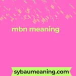 mbn meaning