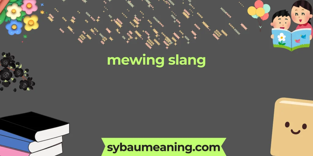mewing slang