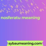 nosferatu meaning