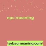 npc meaning