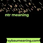 ntr meaning
