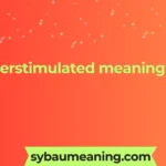 overstimulated meaning
