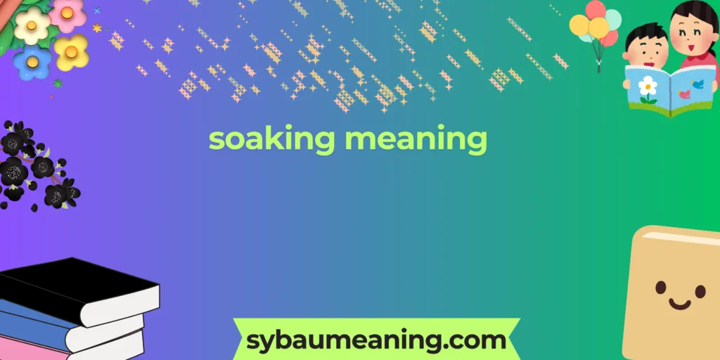 soaking meaning