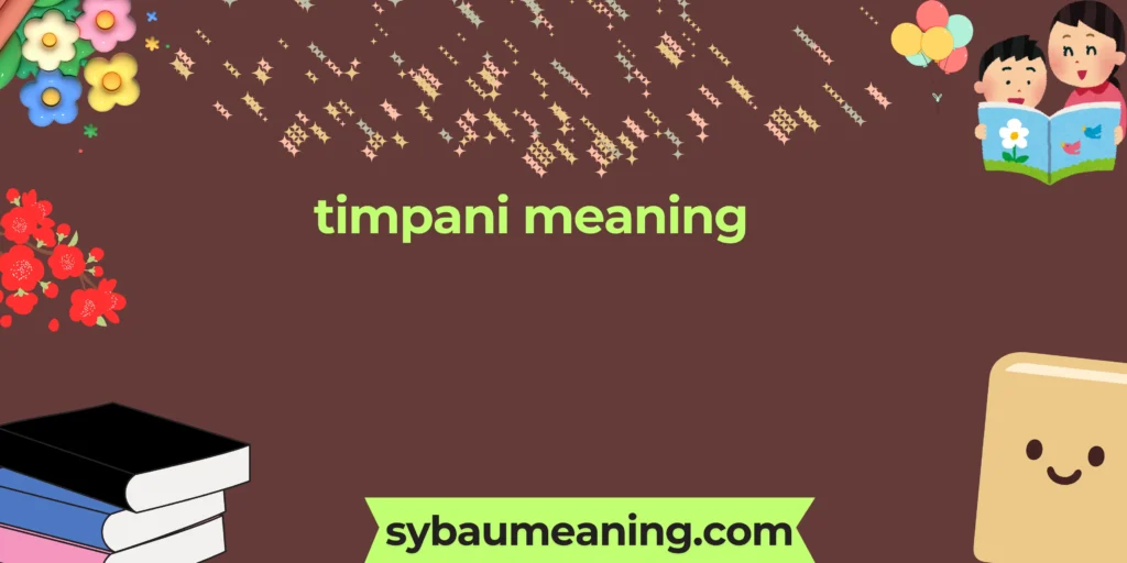 timpani meaning