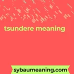 tsundere meaning