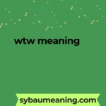 wtw meaning