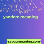 yandere meaning