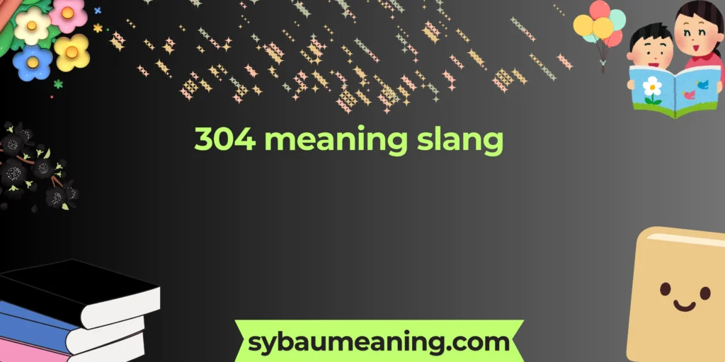 304 meaning slang