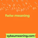 fwiw meaning