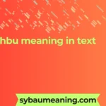 hbu meaning in text